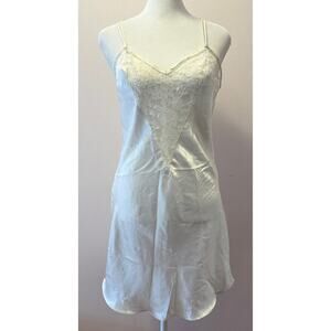 Vintage Victoria's Secret Gold Label Lace Silk Negligee Lingerie Size S